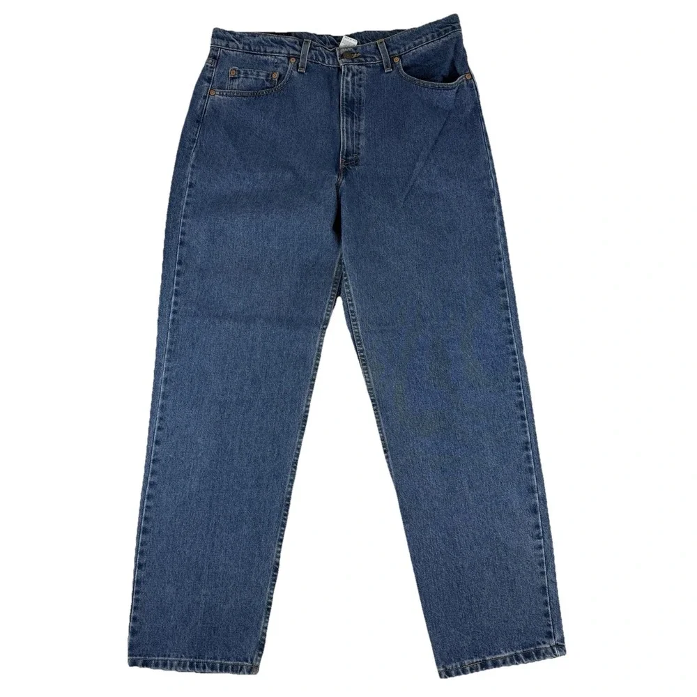 Vintage Levi's 550 Mens 38x32 Relaxed Fit USA 90's Blue Jeans Made In USA‎